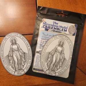 Miraculous Medal Car Magnet