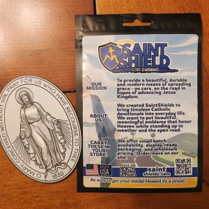 Miraculous Medal Car Magnet